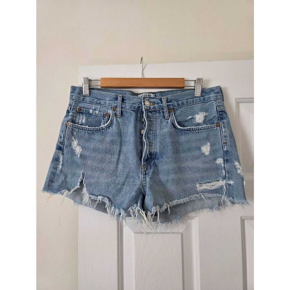 AGOLDE Parker Vintage Cut Off Short in Swapmeet 28 $148 - Picture 2 of 11